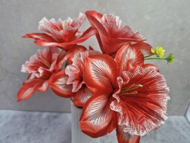 Ramo 5 flores tipo rosa china